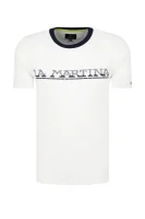 t-shirt | comfort fit La Martina 	bianco