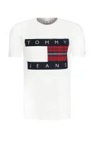 t-shirt | regular fit Tommy Jeans 	bianco