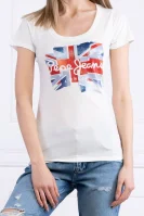 t-shirt blaze | slim fit Pepe Jeans London 	bianco