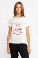 t-shirt | regular fit Twinset U&B 	bianco