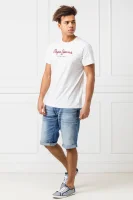 t-shirt eggo | regular fit Pepe Jeans London 	bianco