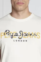 t-shirt thierry | regular fit Pepe Jeans London 	bianco