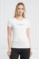 t-shirt new virginia | slim fit Pepe Jeans London 	bianco