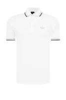 polo paddy | regular fit | pique BOSS GREEN 	bianco