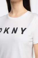 T-shirt LOGO TEE | Regular Fit DKNY 	bianco