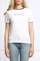 t-shirt c_emoi1 | regular fit BOSS BLACK 	bianco