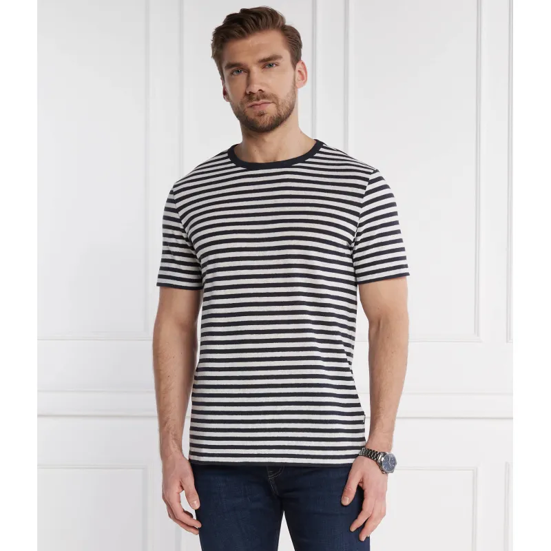 BOSS BLACK T-shirt Tiburt | Regular Fit | con l'aggiunta di lino