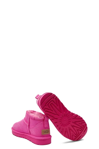 di pelle stivali da neve classic UGG 	rosa
