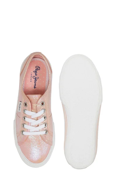 scarpe sportive baker glam Pepe Jeans London 	rosa cipria