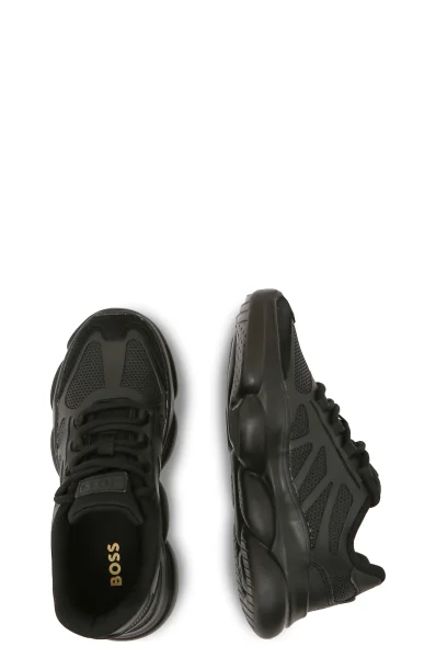 Sneakers | con l'aggiunta di pelle BOSS Kidswear 	nero