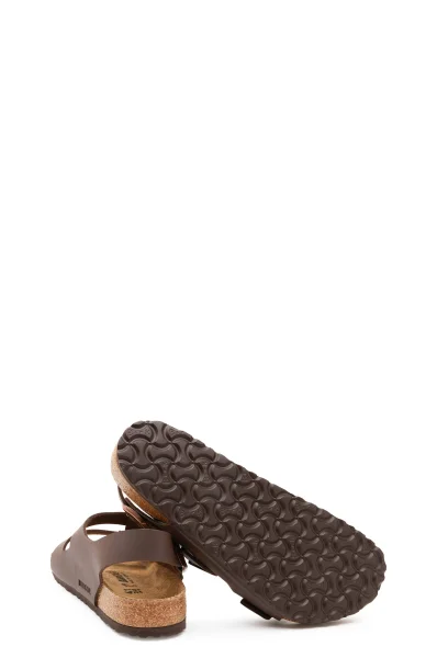 Di pelle sandali Milano Birkenstock 	marrone