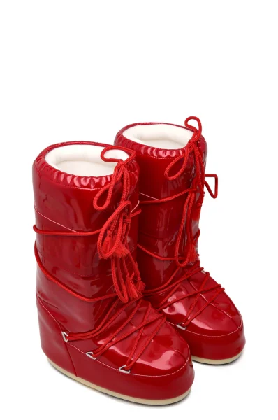 imbottito stivali da neve vinile met Moon Boot 	rosso