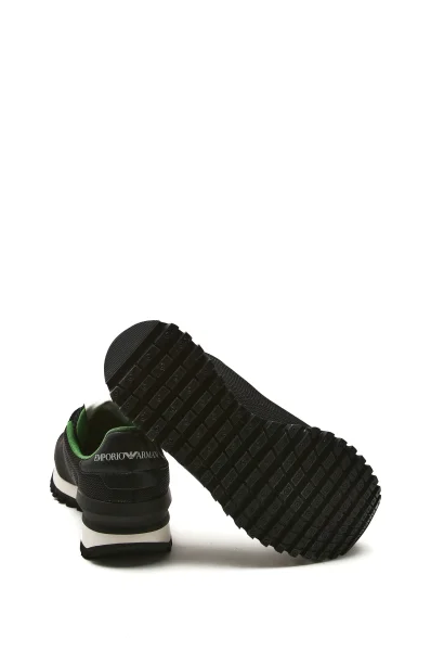 sneakers | con l'aggiunta di pelle Emporio Armani 	nero