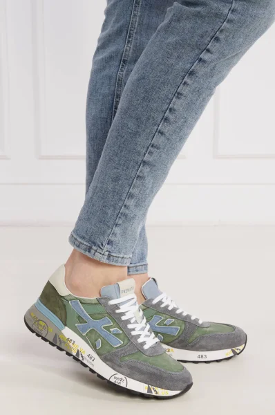 Sneakers MICK | con l'aggiunta di pelle Premiata 	verde