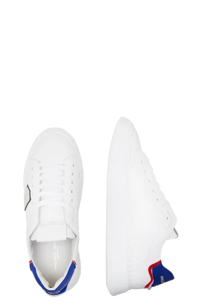 Di pelle sneakers Philippe Model 	bianco