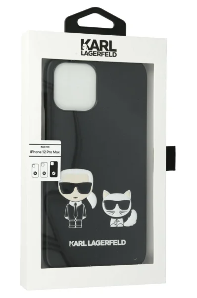 porta telefono iphone 12 pro max karl & choupette Karl Lagerfeld 	nero