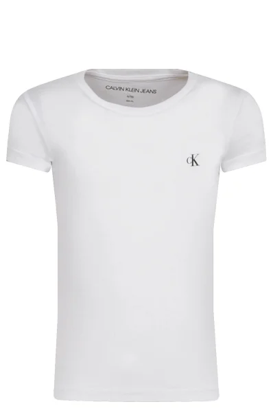 t-shirt 2-pack | slim fit CALVIN KLEIN JEANS 	nero