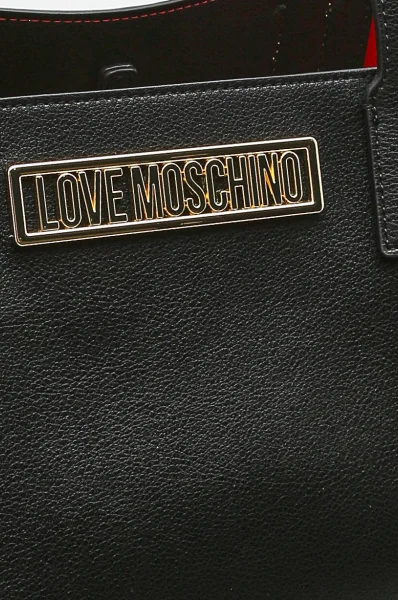 borsa shopper + marsupio Love Moschino 	nero