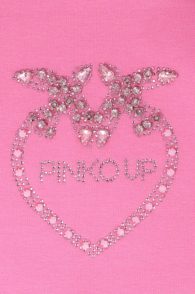 Felpa | Regular Fit Pinko UP 	rosa