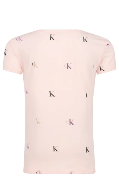 T-shirt | Slim Fit CALVIN KLEIN JEANS 	rosa