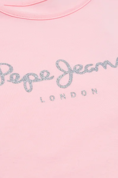 T-shirt HANA | Regular Fit Pepe Jeans London 	rosa cipria
