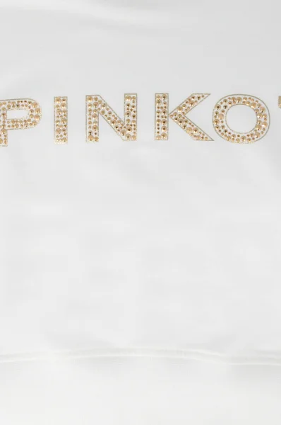 Felpa | Cropped Fit | stretch Pinko UP 	bianco