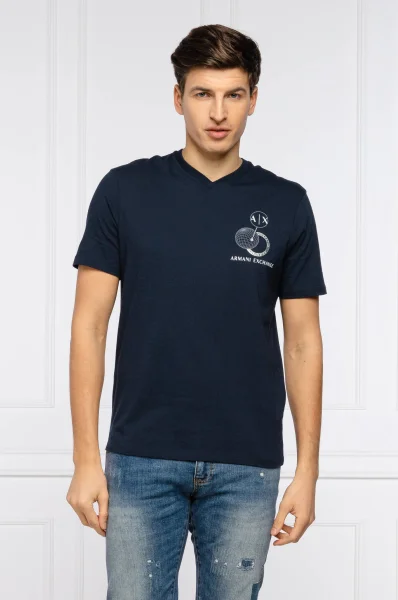 t-shirt | regular fit Armani Exchange 	blu marino