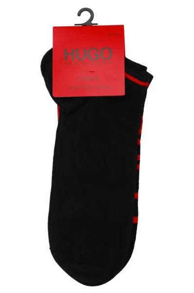 calze 2-pack as logo HUGO 	nero