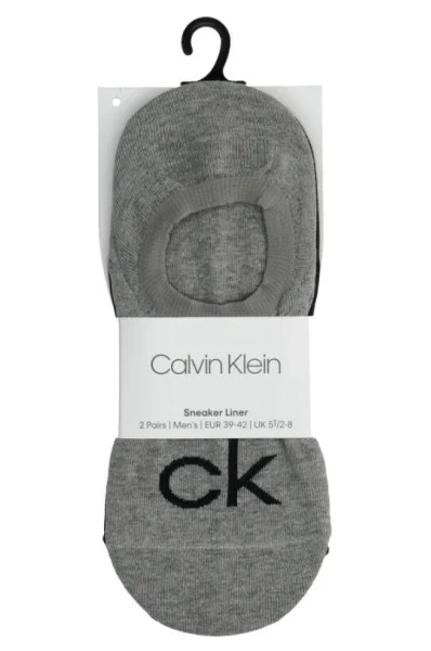 calze/calzini corti 2-pack Calvin Klein 	grigio