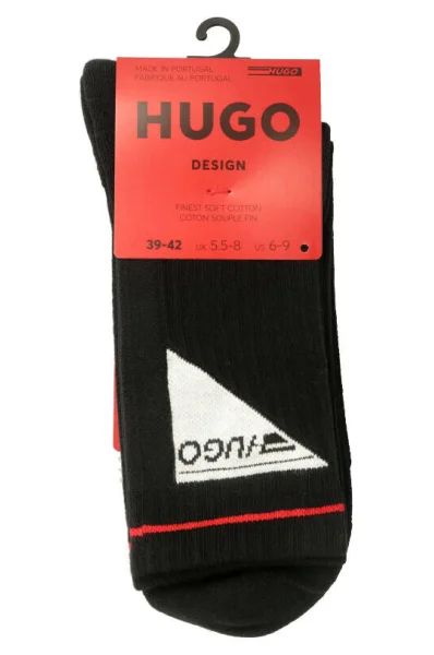 calze qs rib active Hugo Bodywear 	nero