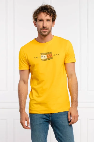 t-shirt | regular fit Tommy Hilfiger 	giallo