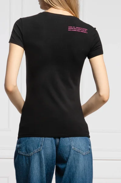 t-shirt kamelia | slim fit GUESS 	nero