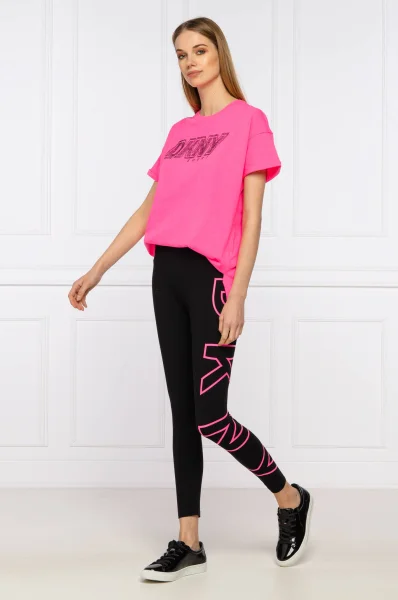 t-shirt rhinesto | relaxed fit DKNY Sport 	fuxia