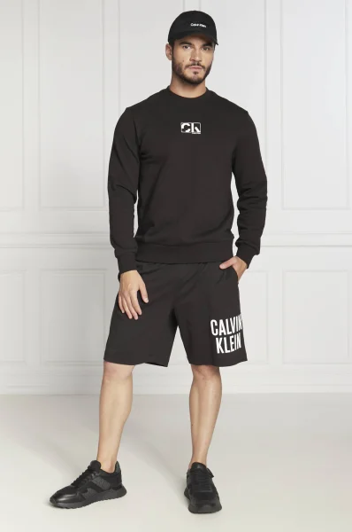 felpa | regular fit Calvin Klein 	nero