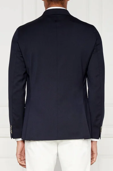 Di lana giacca elegante Fogerty | Regular Fit Oscar Jacobson 	blu marino