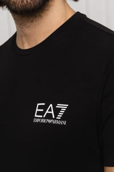 t-shirt | slim fit EA7 	nero