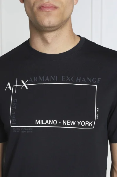 t-shirt | regular fit Armani Exchange 	blu marino