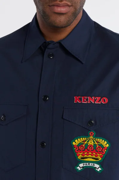 Camicia LS | Oversize fit Kenzo 	blu marino