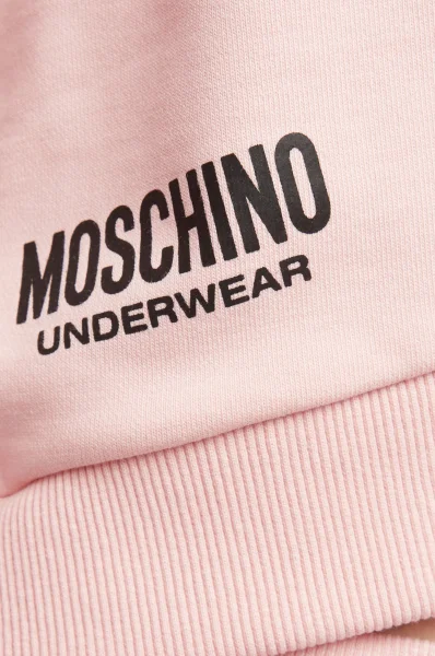 felpa | cropped fit Moschino Underwear 	rosa cipria