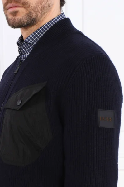 Giacca Kotron | Regular Fit | con l'aggiunta di lana BOSS ORANGE 	blu marino