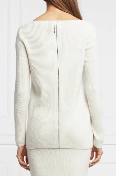 maglione | regular fit | con l'aggiunta di lana Calvin Klein 	crema