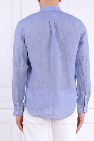 Di lino camicia | Regular Fit Oscar Jacobson 	blu