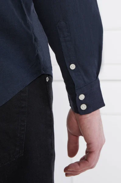 Di lino camicia | Regular Fit Guess Underwear 	blu marino