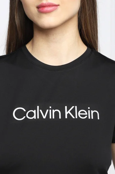 t-shirt | slim fit Calvin Klein Performance 	nero