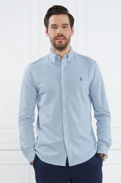 Camicia | Regular Fit | pique POLO RALPH LAUREN 	blu