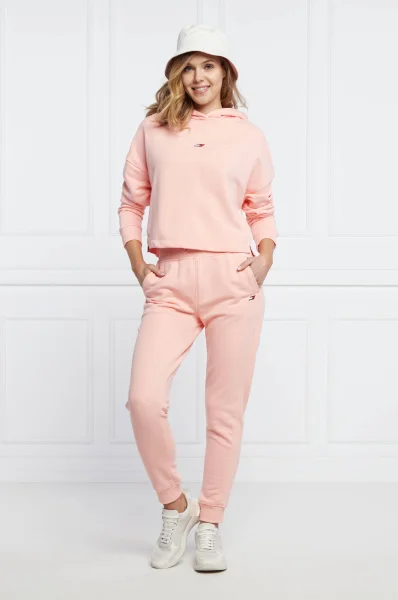 felpa graphic | cropped fit Tommy Sport 	rosa cipria