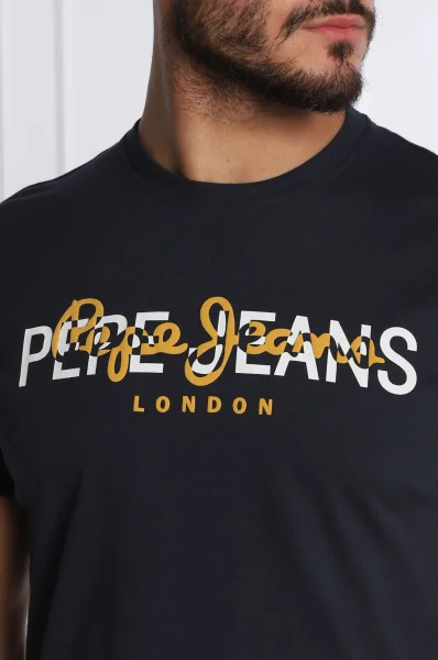 t-shirt thierry | regular fit Pepe Jeans London 	blu marino