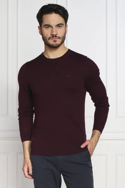 di lana maglione | regular fit Calvin Klein 	bordeaux
