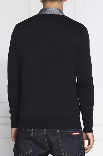 maglione core | regular fit | con l'aggiunta di seta Tommy Hilfiger 	blu marino