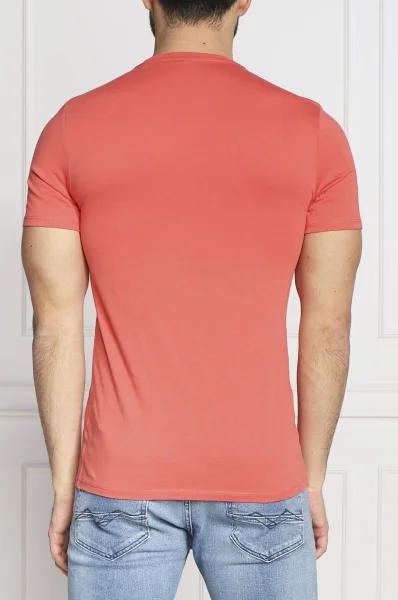 T-shirt ORIGINAL LOGO | Slim Fit GUESS 	corallo